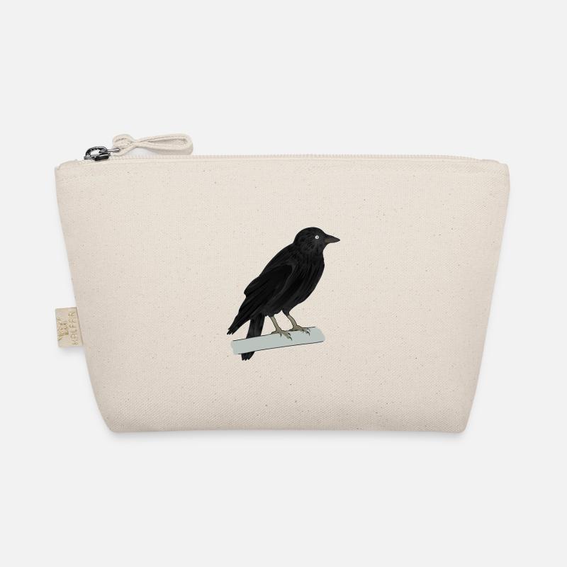 Dohle Rabenvogel - Bio-Täschchen - Natur