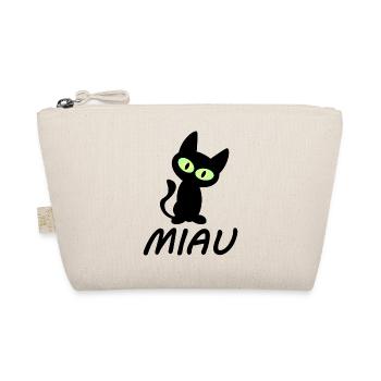 Miaou de chat / chaton mignon / NOUVEAU comme autocollant - Trousse biologique - nature - Devant