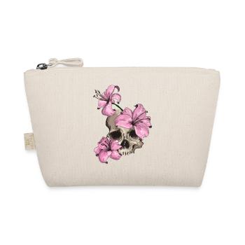 Skull with lilies - Organic Pouch - nature - Front