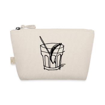 Cocktail glass. Long drink. Black. gin - Organic Pouch - nature - Front