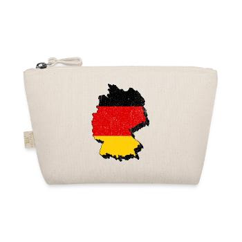 Germany map with flag - Organic Pouch - nature - Front