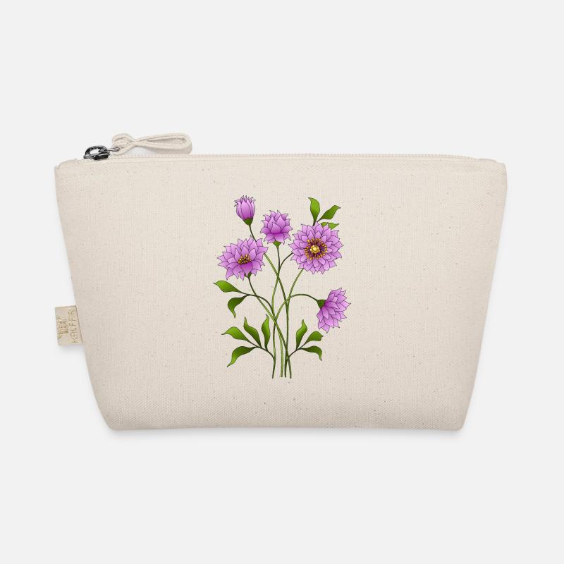 Bunte Blumen Bio-Täschchen