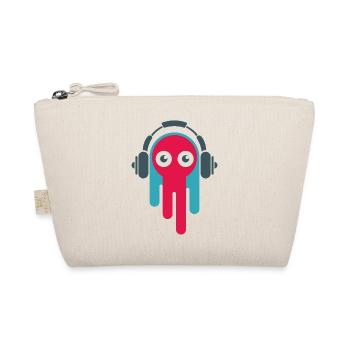 Beat Music Symbol Cartoon Ghost Comic Funny - Organic Pouch - nature - Front