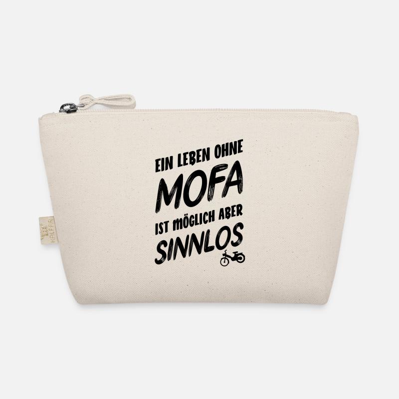 Leben ohne Mofa sinnlos Moped Zweirad Geschenkidee Bio-Täschchen