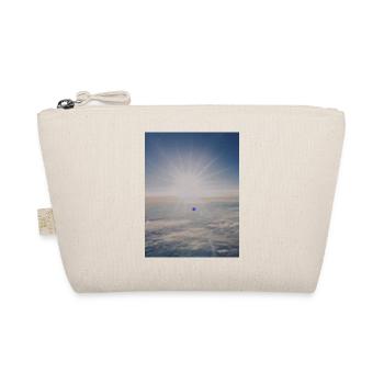 Avion, nuages, liberté illimitée T-shirt - Trousse biologique - nature - Devant
