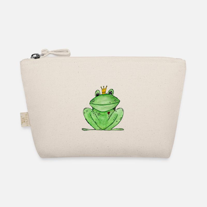 Frog with crown I frog prince Organic Pouch