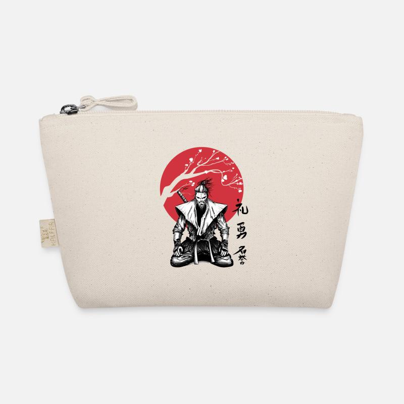 Samurai Bushido Ronin Ninja Respect Honor Courage - Trousse biologique - nature