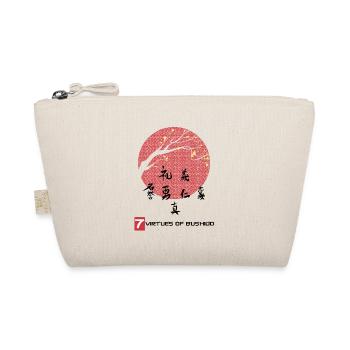 Sieben Tugenden der Samurai japanische Schrift - Bio-Täschchen - Natur - Vorne