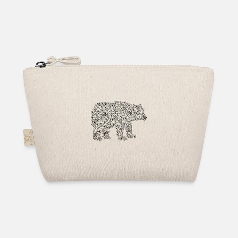 The bear from bicycles Bicycle Organic Pouch