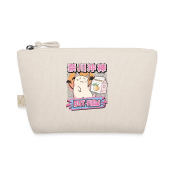 Vaporwave Otaku Cat Manga Japan Cat Retrowave - Organic Pouch - nature - Front