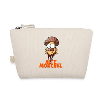 Old Morel, Funny Design, Funny Gift Idea - Organic Pouch - nature - Front
