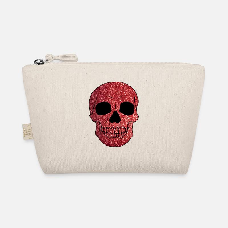 Totenkopf - Bio-Täschchen - Natur