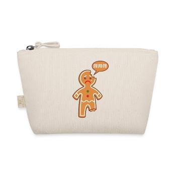 Gingerbread man Mi Mi Mi Mimimi Funny sayings - Organic Pouch - nature - Front