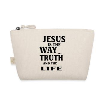 Jesus Christ God Faith - Bio-Täschchen - Natur - Vorne