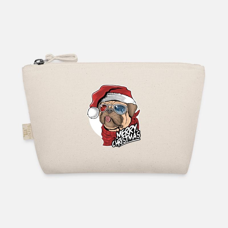 Chien de Noël - Joyeux Noël Trousse biologique