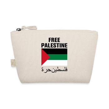 Palestine libre avec le drapeau - Trousse biologique - nature - Devant