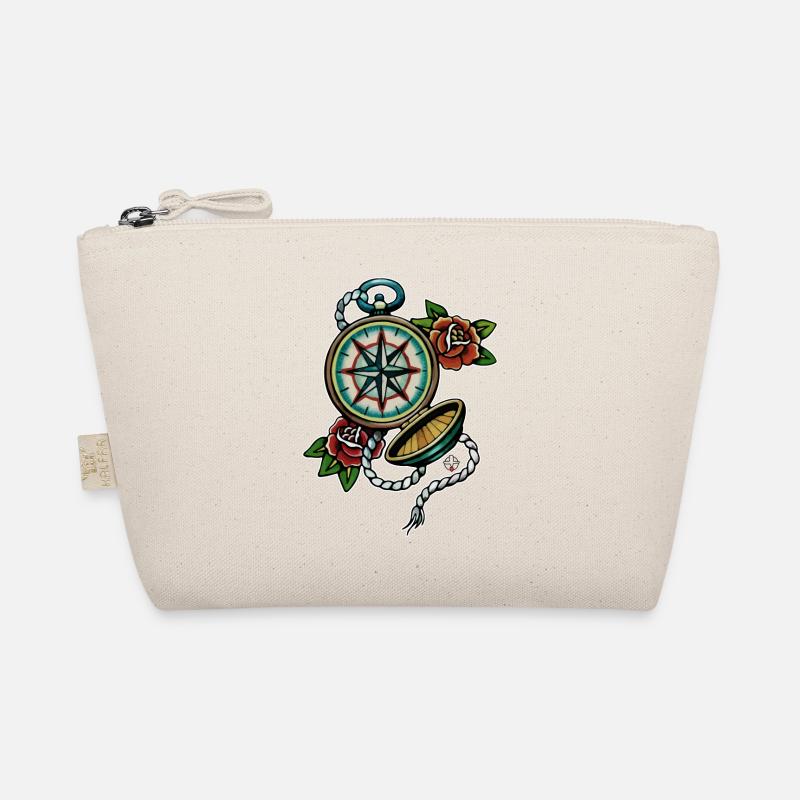 old school compass Organic Pouch