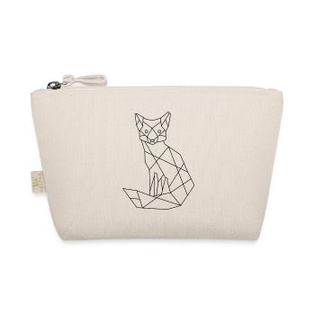 Geometric fox polygon forest animal - Organic Pouch - nature - Front