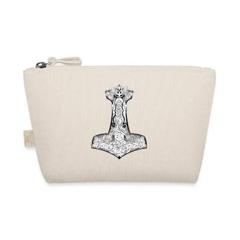 Thors Hammer Wikingersymbol - Bio-Täschchen - Natur - Vorne