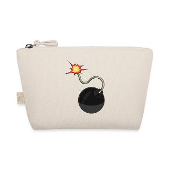 bomb meche drawing flame - Organic Pouch - nature - Front