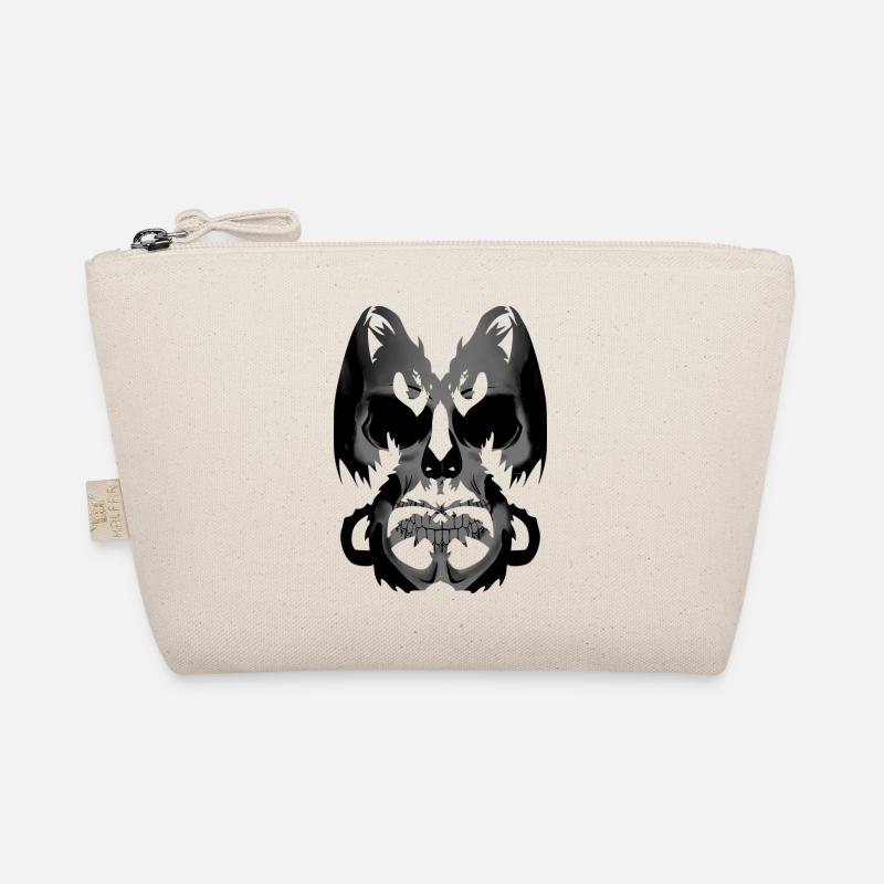 Skull and Dragons - Bio-Täschchen - Natur