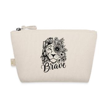 Lion Lion's Head cool Africa Horoscope Zodiac Sign - Organic Pouch - nature - Front