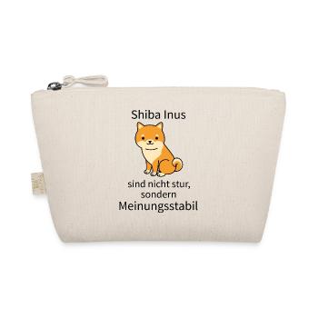 Shiba Inu Hund Hundeliebhaber - Bio-Täschchen - Natur - Vorne