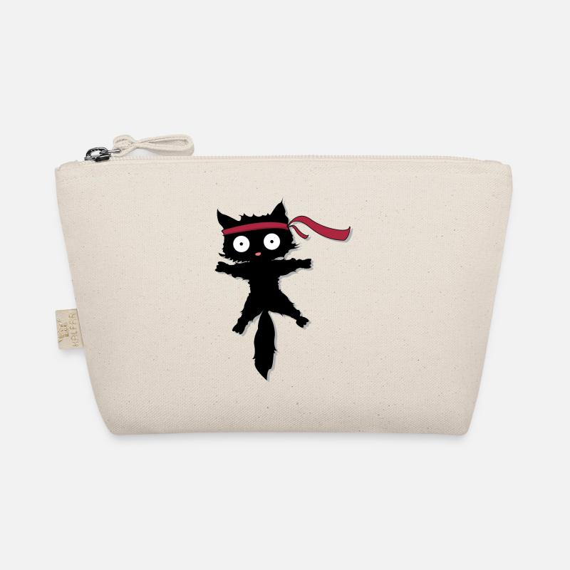 Ninja Protector in Cat Form Organic Pouch