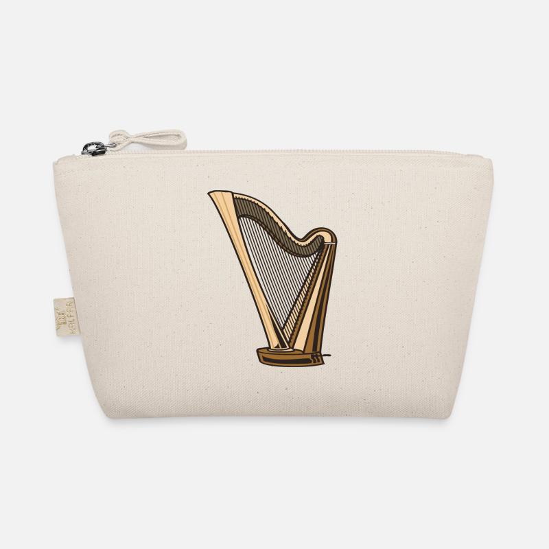 Harfe - Bio-Täschchen - Natur