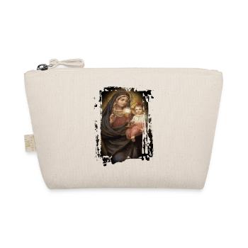 Holly Mary Maria Madonna Mariana Virgin Mary - Organic Pouch - nature - Front
