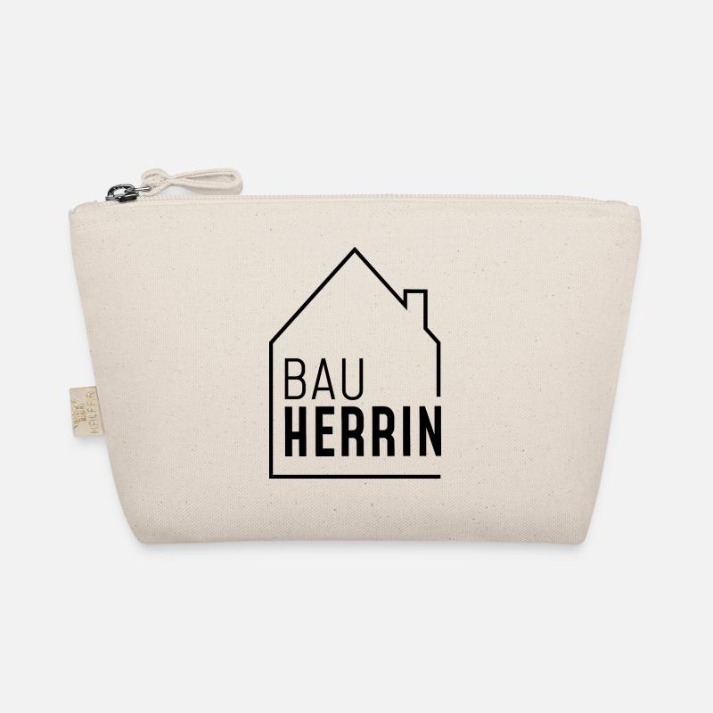 Bauherrin mit Leib und Seele - Bio-Täschchen - Natur