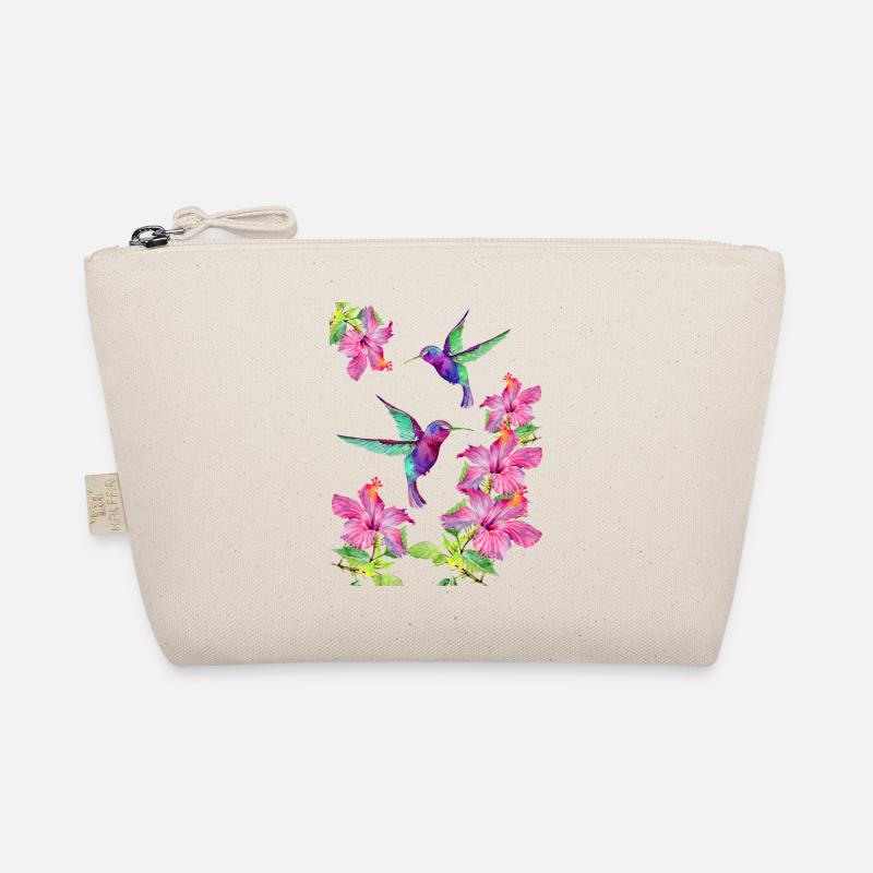 Kolibris flattern zwischen Fuchsien - Bio-Täschchen - Natur