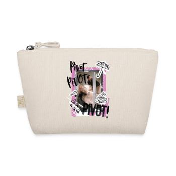 Friends PIVOT! Rachel, Ross and Chandler - Organic Pouch - nature - Front
