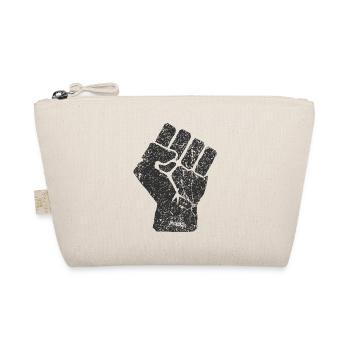 Raised Fist symbol - Organic Pouch - nature - Front