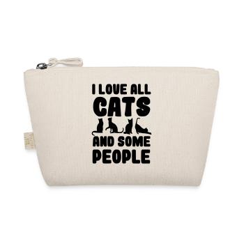 J’aime tous les chats et certaines personnes* - Trousse biologique - nature - Devant