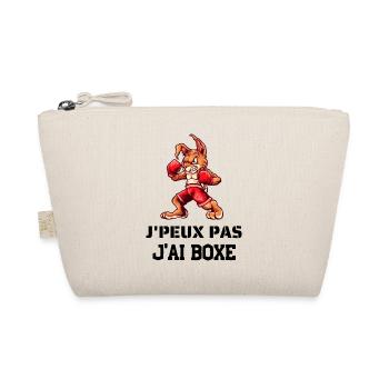 J'peux pas j'ai boxe, boxe anglaise lapin - Trousse biologique - nature - Devant