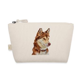 Husky Brown Snow - Organic Pouch - nature - Front