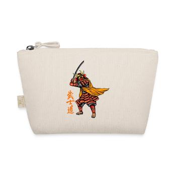 Japan Samurai Tokyo Martial Arts Retro Vintage - Organic Pouch - nature - Front