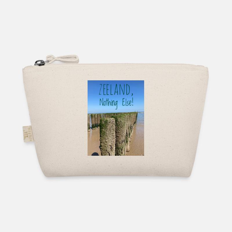 Zeeland Statements am Strand - Bio-Täschchen - Natur
