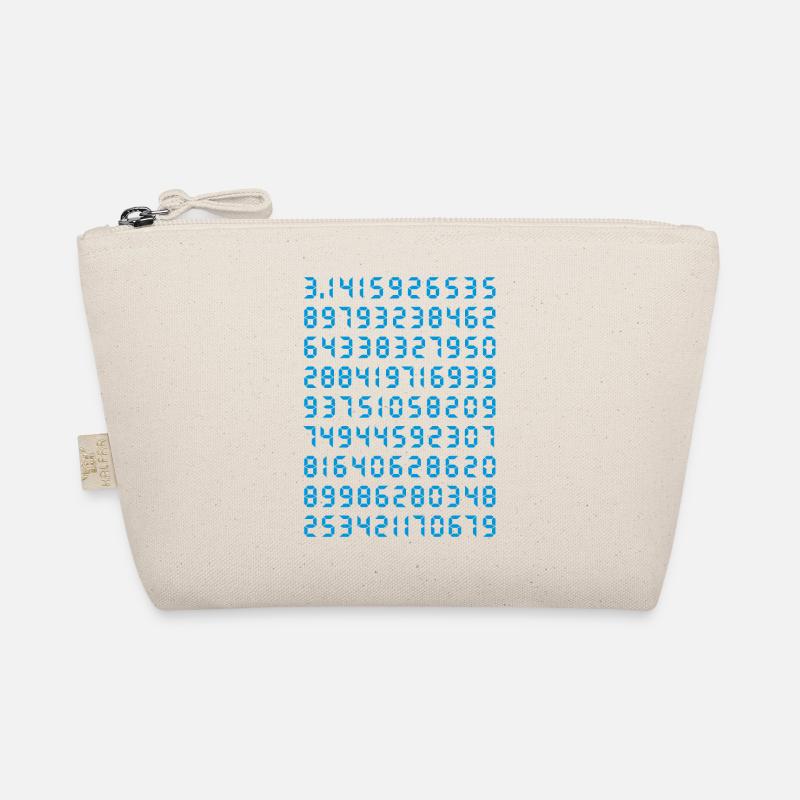 PI Mathematics Circle Number Calculate Scope Genius Uni Organic Pouch