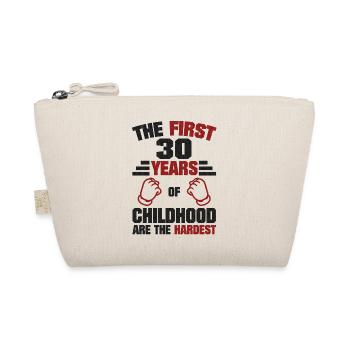 30 birthday gift saying - Organic Pouch - nature - Front