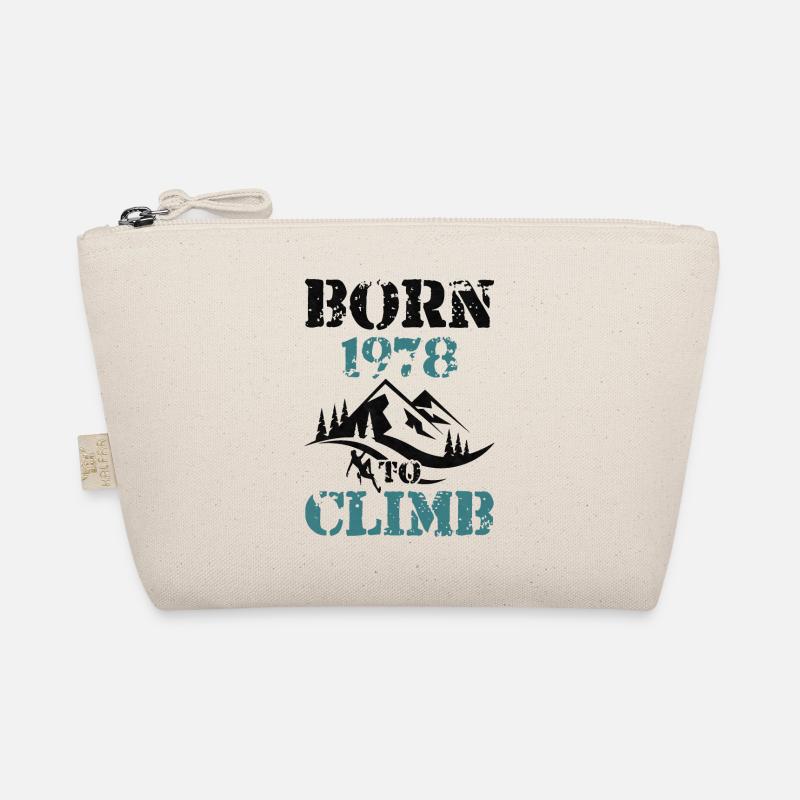 Climber 1978 Born Birthday Mountaineer Organic Pouch