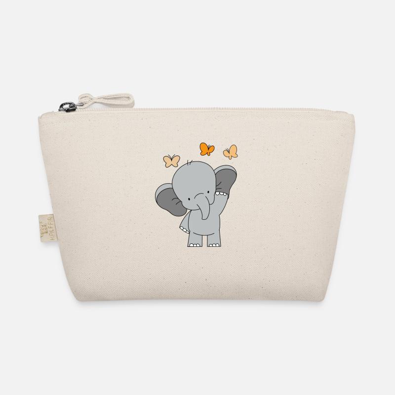 Baby Elefant 🧡🧡🧡🧡 - Bio-Täschchen - Natur