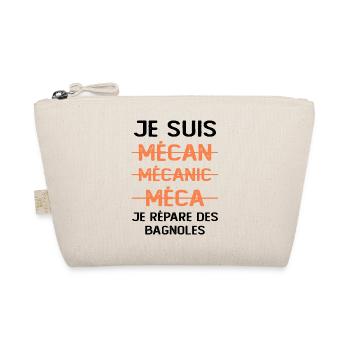 Idée De Cadeau Humour Pour Un Mécanicien - Trousse biologique - nature - Devant