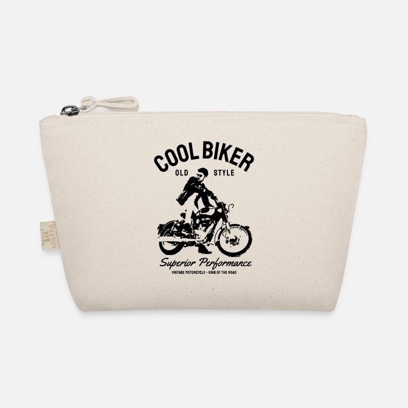 Biker Motorrad Design - Bio-Täschchen - Natur