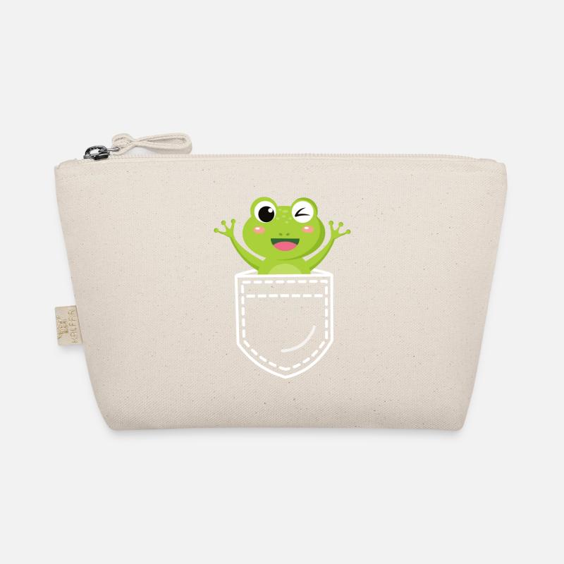 Frosch Frösche - Bio-Täschchen - Natur