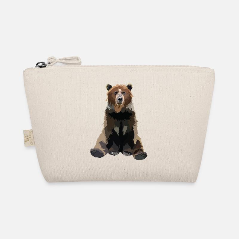 Braunbär - Bio-Täschchen - Natur
