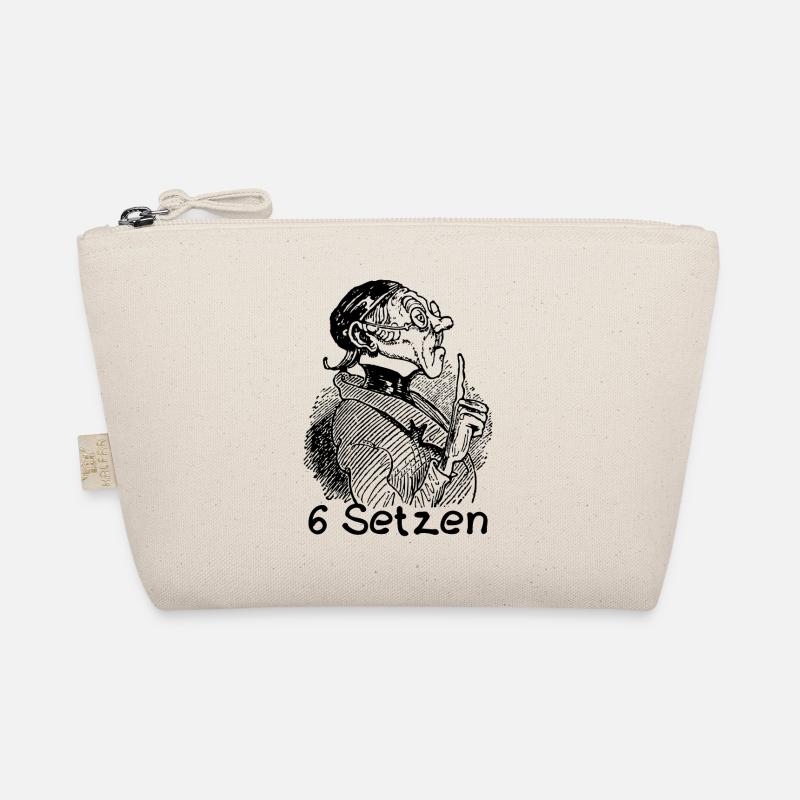 6 Setzen Max und Moritz Busch Lehrer Lämpel Bio-Täschchen