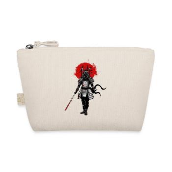 Samurai on a red background - Organic Pouch - nature - Front