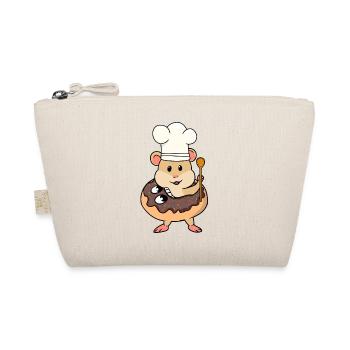Donut Rodent Hamster Baker Xmas Bake Christmas - Organic Pouch - nature - Front